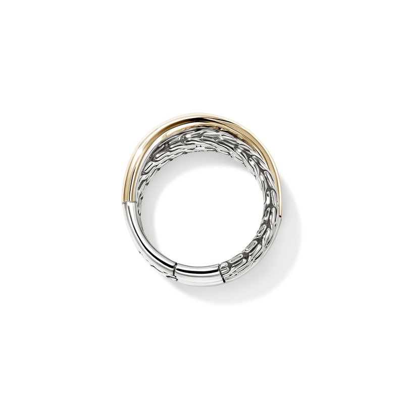 JOHN HARDY JH Essential Crossover Ring, Gold, Sterling Silver