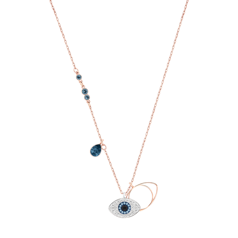 Swarovski Swarovski Symbolic pendant, Evil eye, Blue, Mixed