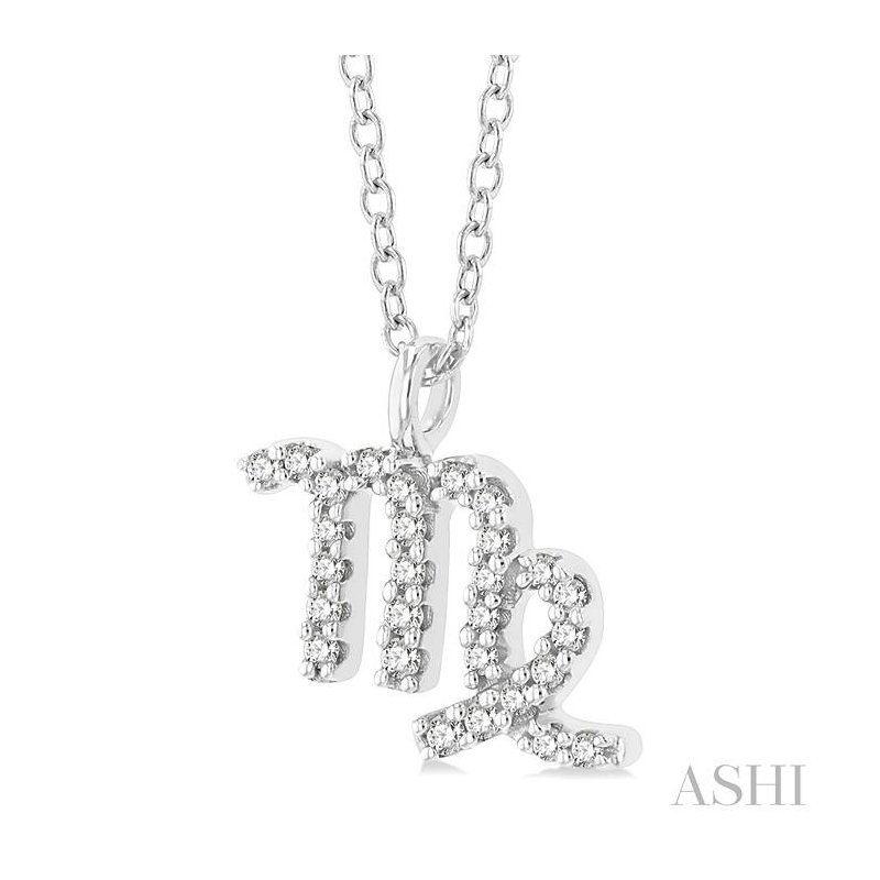 ASHI Virgo Zodiac Diamond Pendant 635Y8WJTSPDWG-VIRG