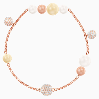 Swarovski Alto Bracelet, Gray, Rose-gold tone plated 5429899 Swarovski Alto Bracelet, Gray, Rose-gold tone plated 5429899