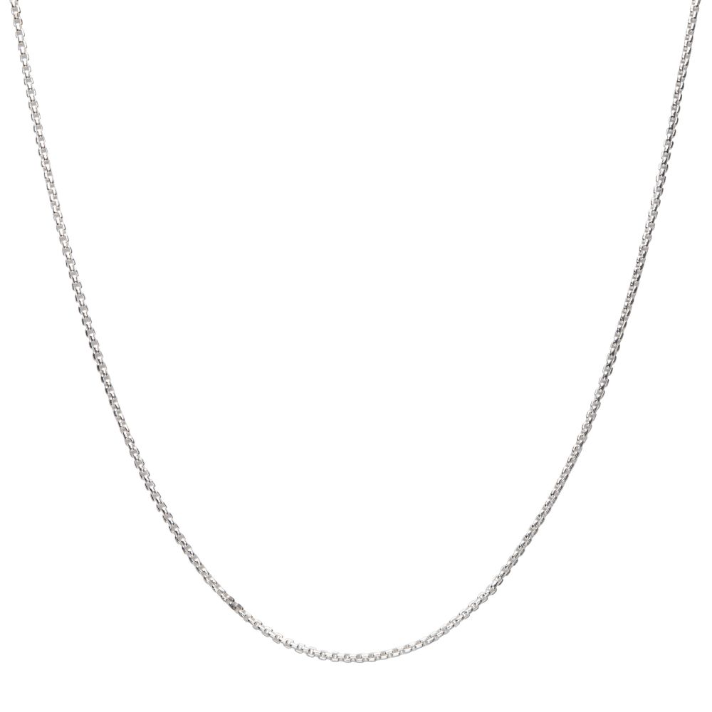 INOX Jewelry 2.6mm 925 Italy Silver Polished Finish Box Chain
