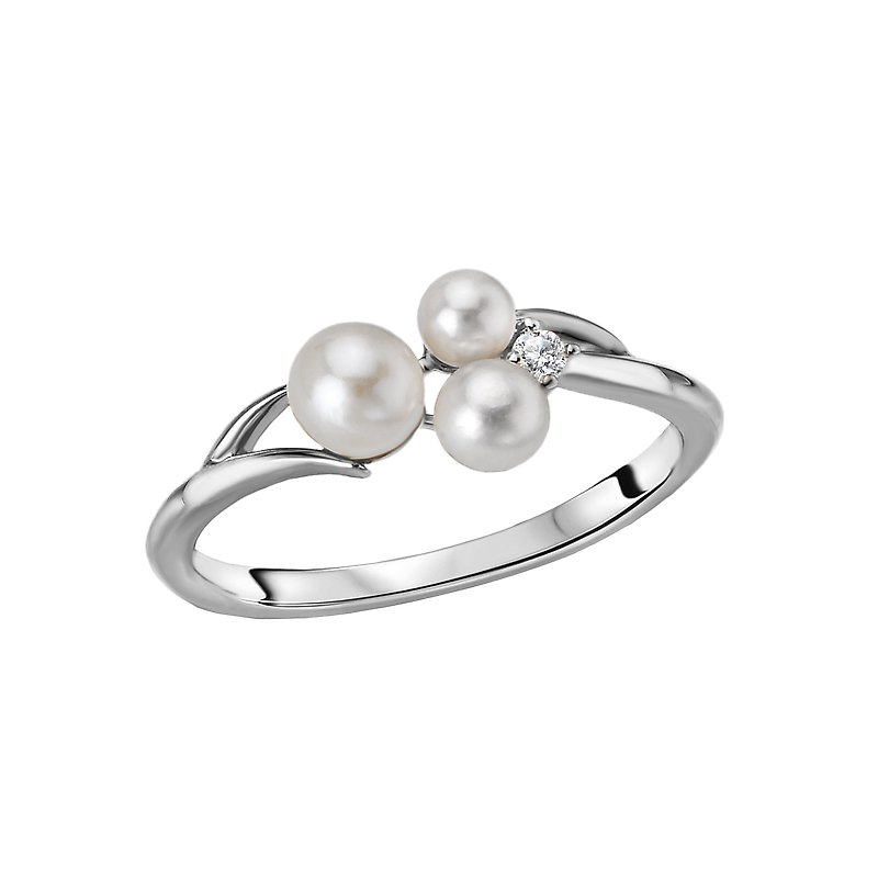 Skinny Pearl Ring 13号 shn-