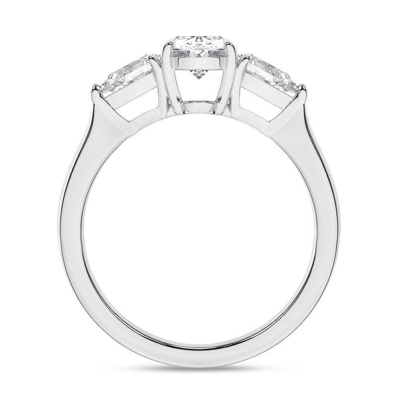 Revelation 3-Stone Ring (Oval+Pear) LRB04463EG - Ramsey