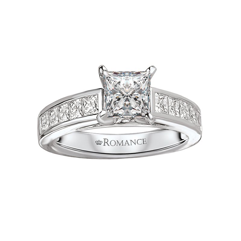 Peg Head Semi Mount Diamond Ring