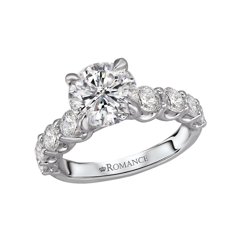 Romance 14KW ROM RD DIA GRAD SEMI-MT D 1CTW, FIT 8.2MM RD