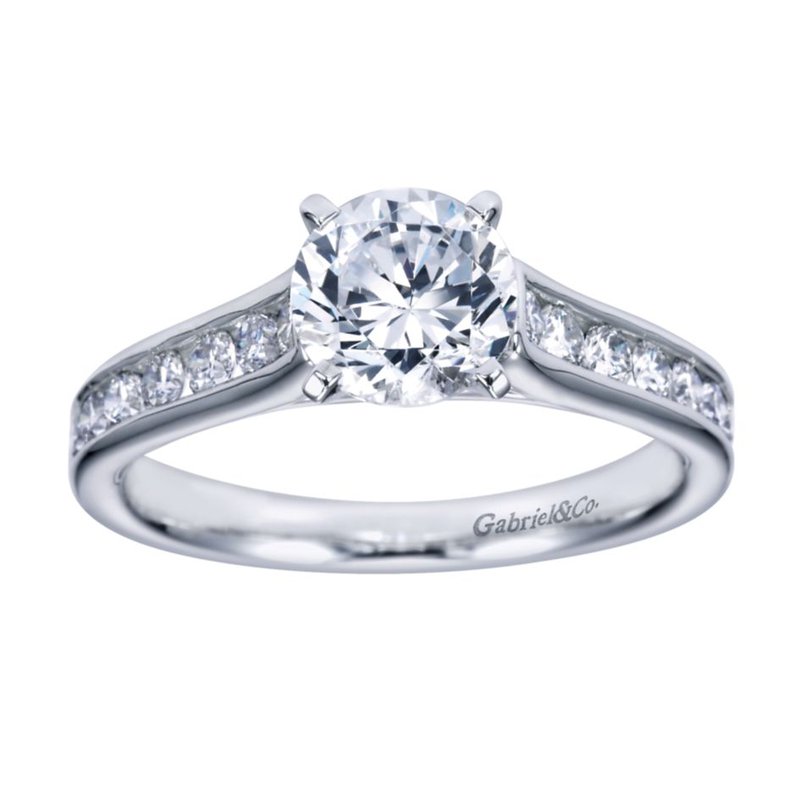 Gabriel Bridal Engagement Ring ER7438W44JJ Greenberg's Jewelers