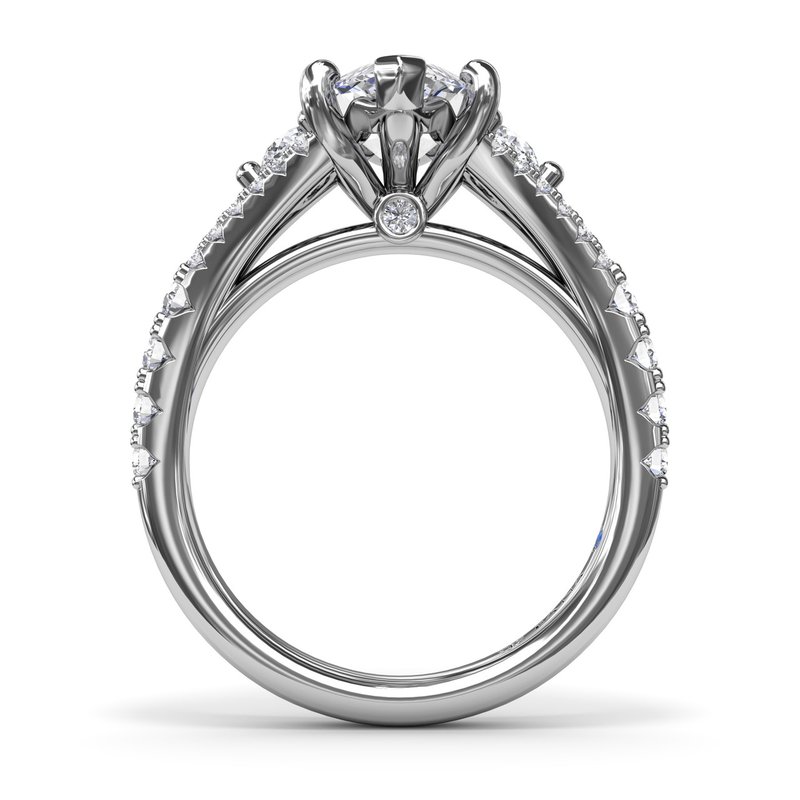 Split Shank Marquise Diamond Engagement Ring - Trice Jewelers