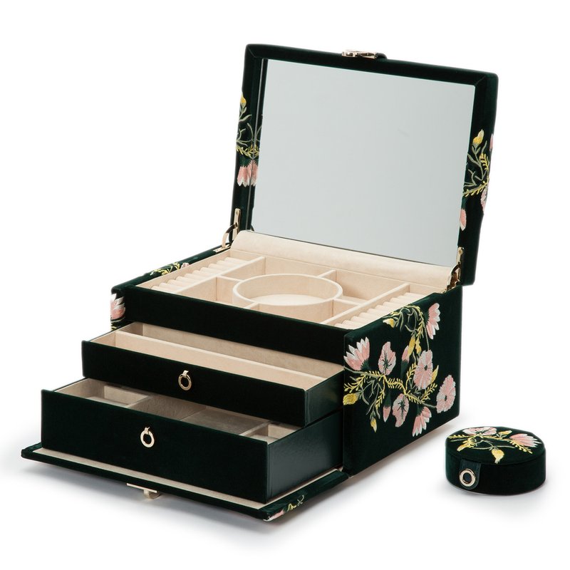 【レア】 THE MAGPIE & THE WARDROBEオルゴール付きBOX WOLF Zoe Medium Jewelry Box 393112 - Beré Jewelers