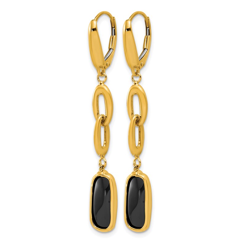 H'eres/ヒアーズ SPINAL SINGLE PIERCE Tear Drop Studs Hypoallergenic Earrings | Rowan