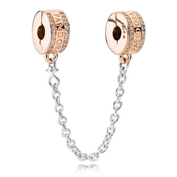 PANDORA Silver Bangle Bracelet, Pandora Shine™ Logo Heart