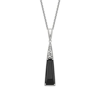 Onyx Baguette Pendant .06TDW ASPSSA2530NFE