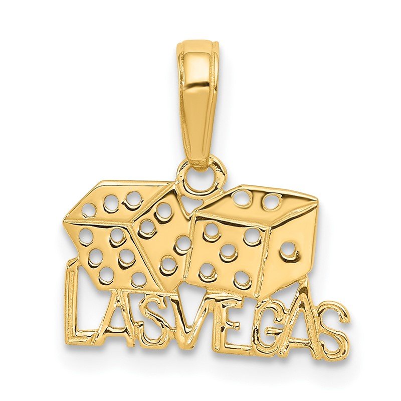 14K Gold Las deals Vegas Pendant