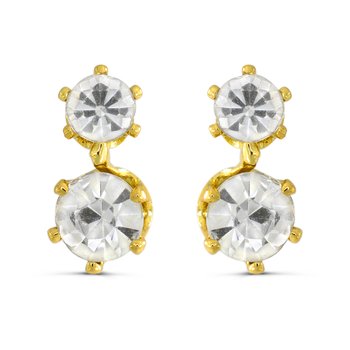 Vintage Crystal Earrings S618-SNE0322_ER