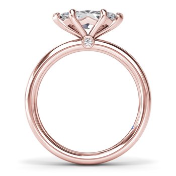 East West Marquise Diamond Engagement Ring S4433