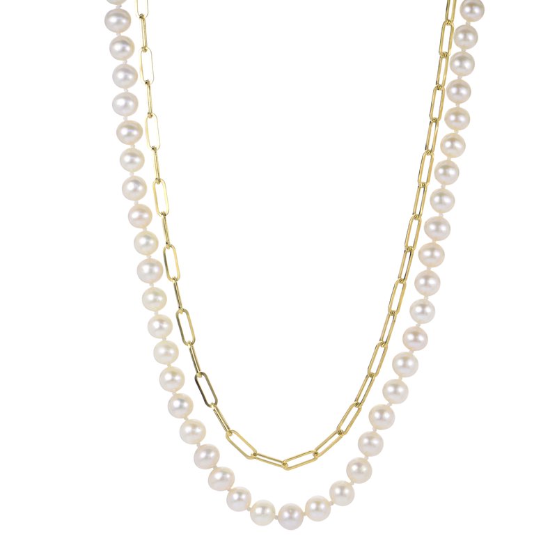 Imperial Pearl 14KT Yellow Gold Freshwater Pearl Necklace 962795-FW - Sartor Hamann Jewelers Imperial Pearl 14KT Yellow Gold Freshwater Pearl Necklace 962795-FW - Sartor Hamann Jewelers