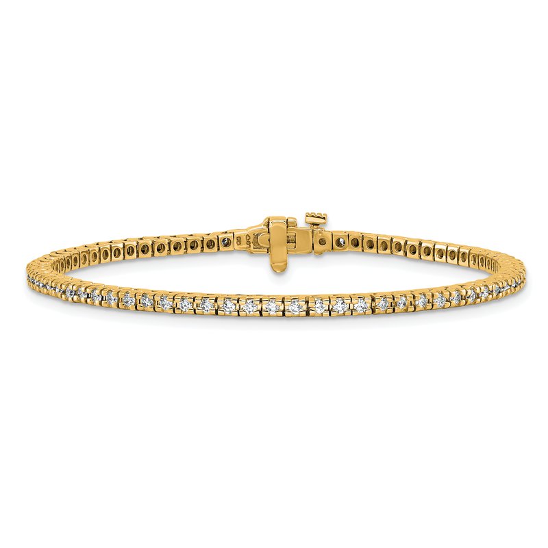 True Origin 14K Yellow Gold 1 1/4 carat Lab Grown Diamond VS+ F+ ...