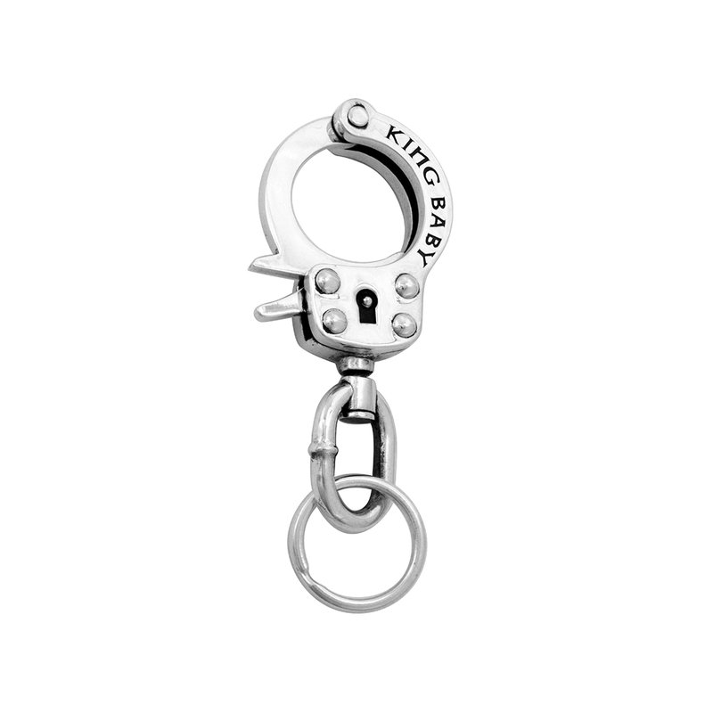 King Baby Handcuff Key Ring A40-5011 - Gold Casters Diamonds