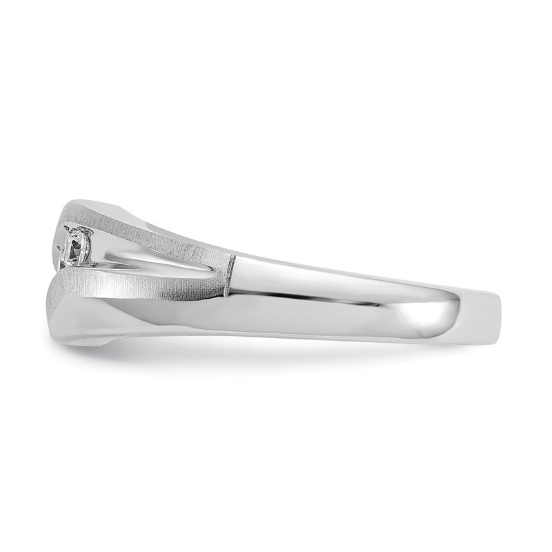 True Origin 14K White Gold Men's 1/5 carat Lab Grown Diamond VS+ F+ ...
